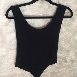 Boohoo low cut sides bodysuit